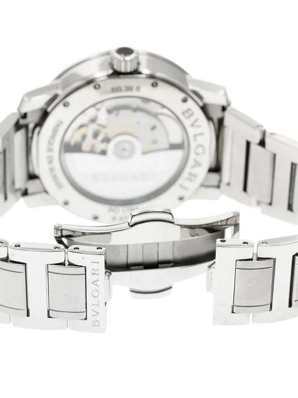 BVLGARI BVLGARIBVLGARI BB39S Date Silver Dial Automatic Men's Watch_968304